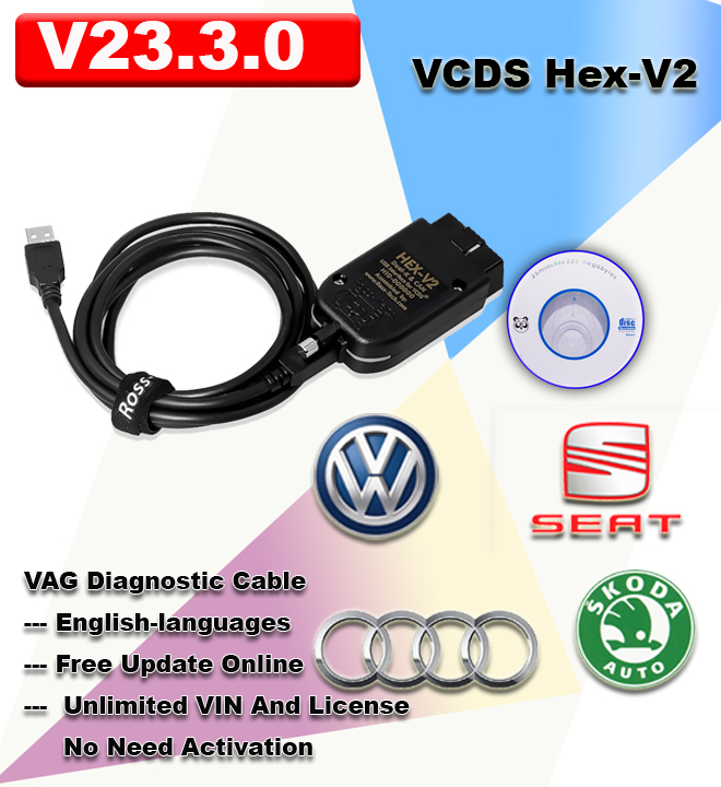 VCDS V2 23.3 Ross Tech VCDS Hex-V2